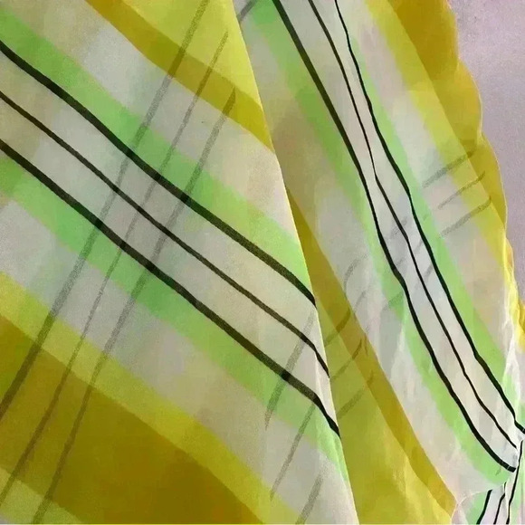 Christopher John Rogers Target Womens Size 0 Yellow Striped Flowy Bright Dress - Picture 2 of 8